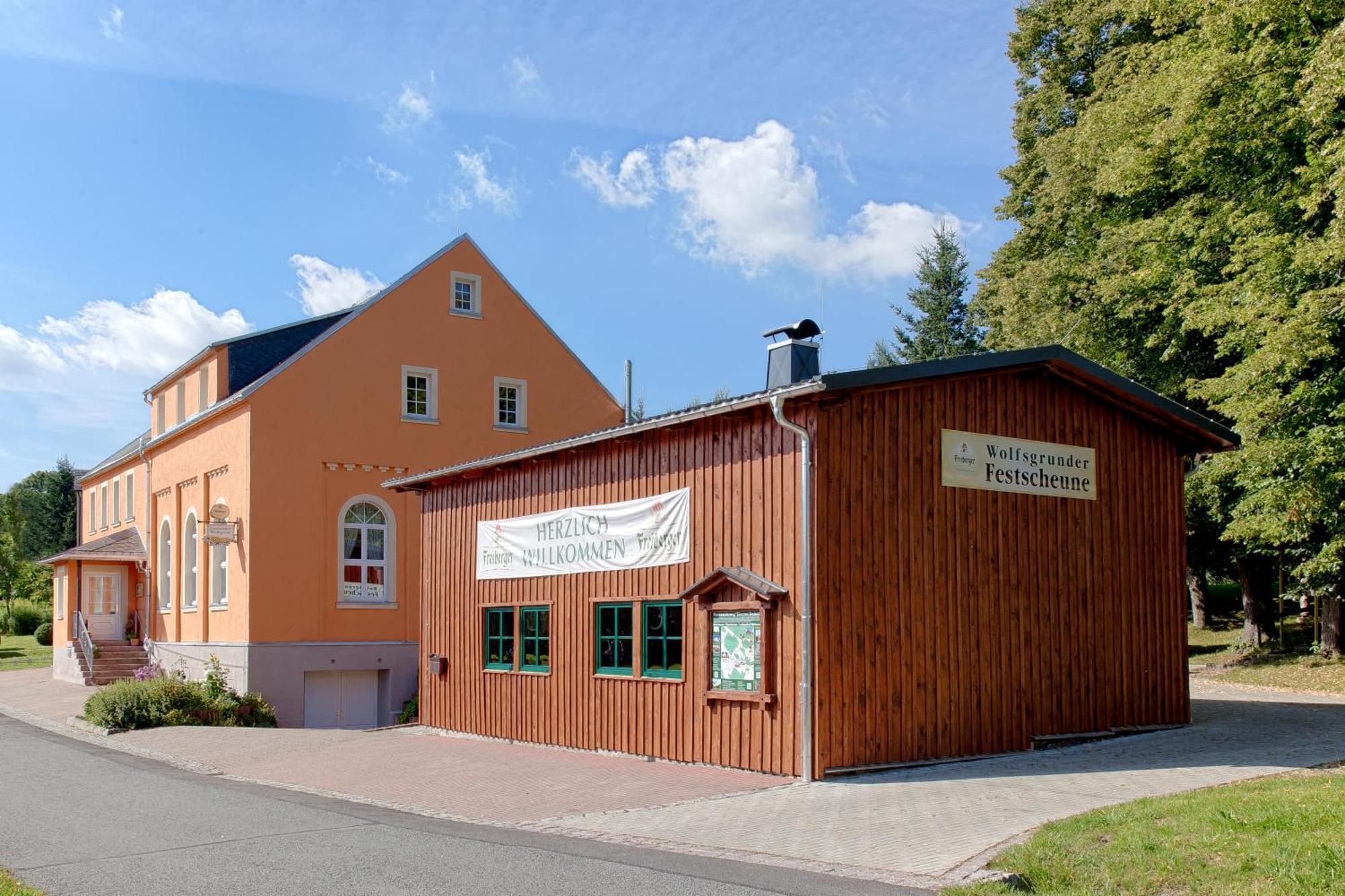 Wolfsgrunder Festhof Hotel Dorfchemnitz Exterior foto