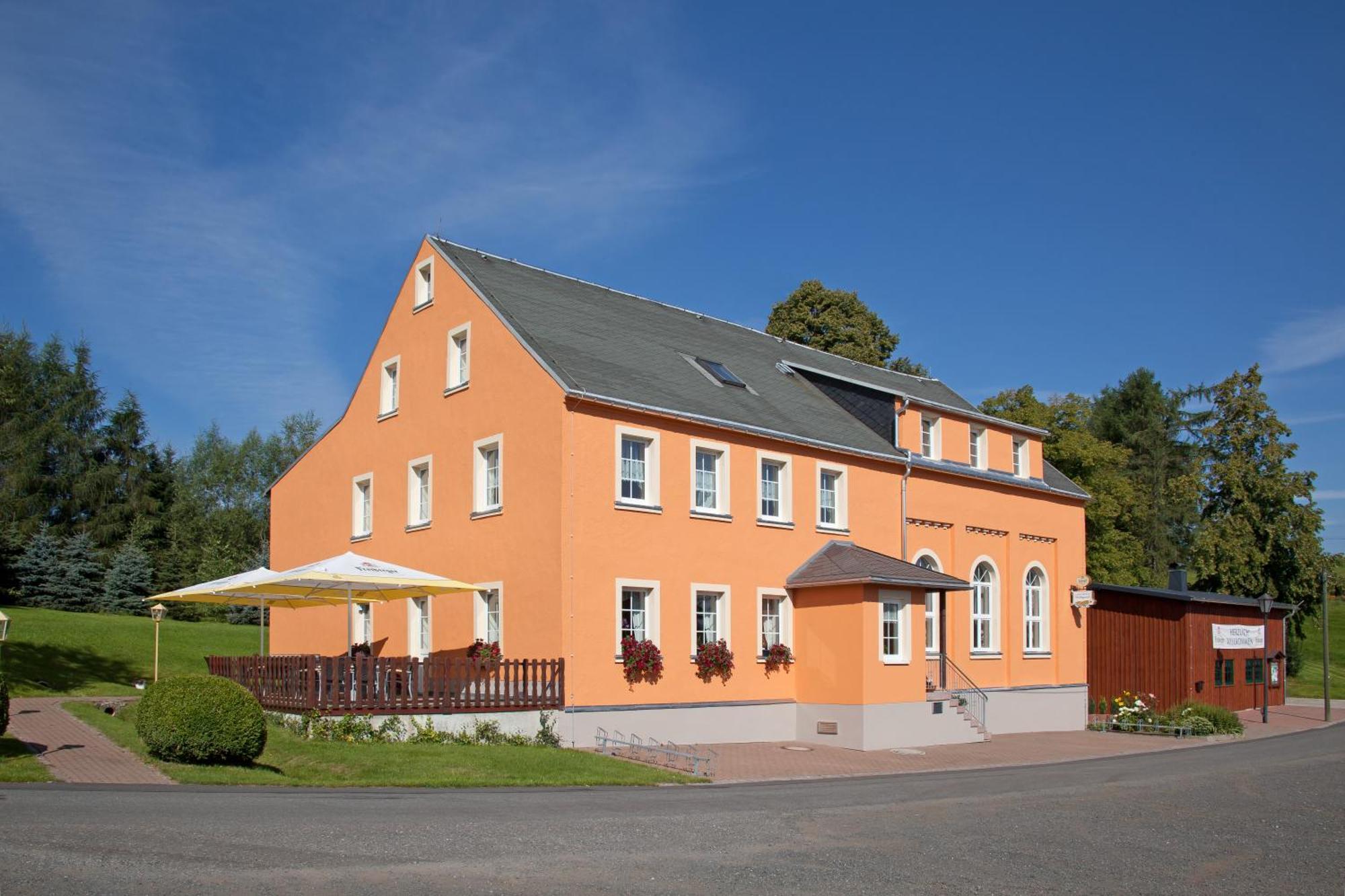 Wolfsgrunder Festhof Hotel Dorfchemnitz Exterior foto